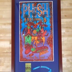 Phish - 2009 Jim Pollock Poster Indio, CA Festival 8, Framed Empire Polo Club