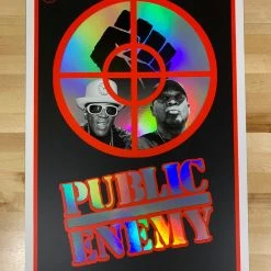 Public Enemy - 2020 Emek Poster Foil NO Date The Terrordome Foil Posters