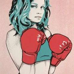 Kings Of Leon - 2017 Kate Crosgrove Poster Houston, TX Boxer Boxing