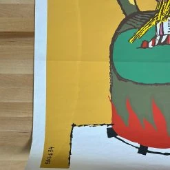 Eduardo Munoz Bachs Con Pura Magia Satisfechos - 1984 Cuban Movie Poster Original Vintage Movie/TV Posters