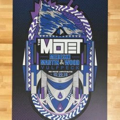 Motet - 2016 Derek Perez Poster Morrison, CO Red Rocks