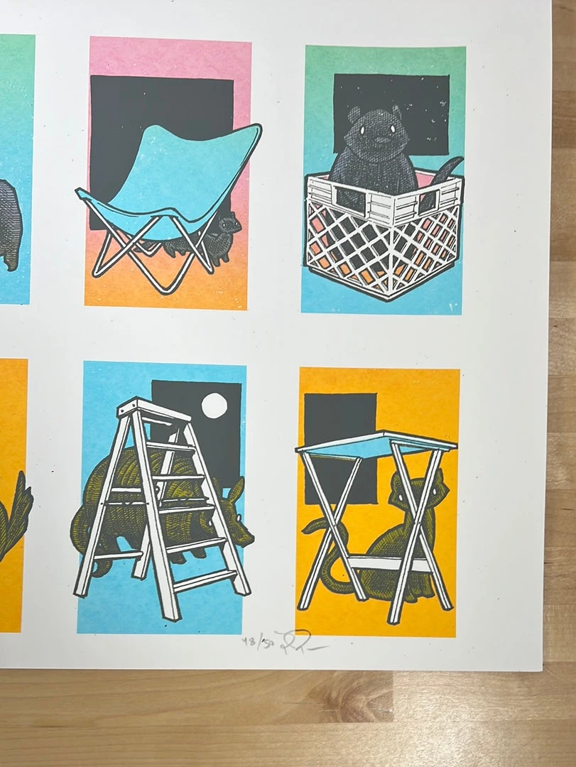 Inktober Uncut Postcard Set #1 - 2021 Jay Ryan Poster Art Print