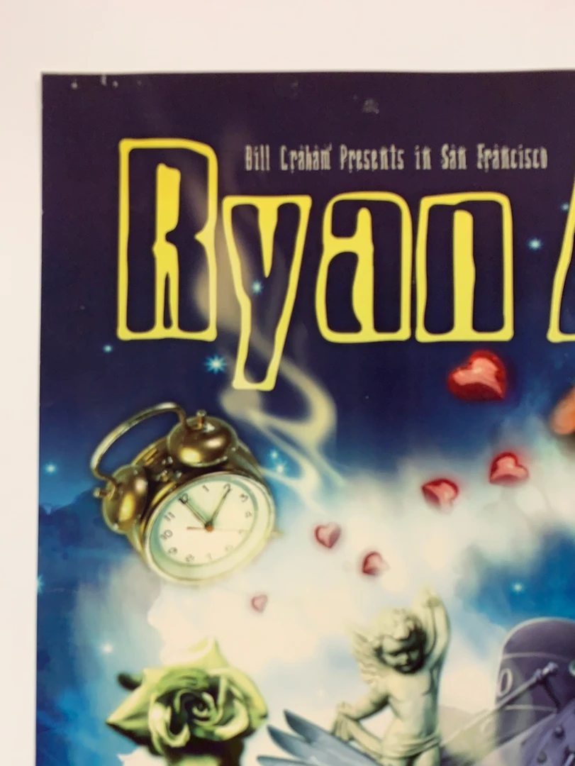 Ryan Adams - 2002 Craig Howell Poster The Warfield Theatre San Fran 1st