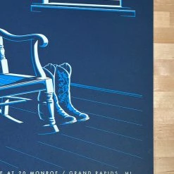 Billy Strings - 2021 Mike Tallman Poster Grand Rapids, MI 12/30 AP