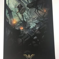 No Man's Land Wonder Woman - Robin Har Poster Art Print Movie/TV Posters