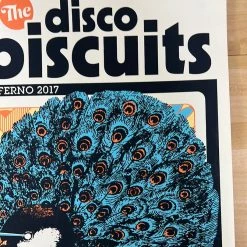The Disco Biscuits - 2017 Nic Bogdal Poster Red Rocks Morrison, CO Colorado