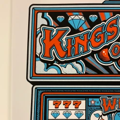 Kings Of Leon - 2017 Jesse Philips Poster Uncasville, CT Mohegan Sun Arena