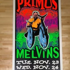 TAZ Gig Posters Primus - 1993 T.A.Z. Poster Hollywood, CA Palladium 1st Ed