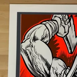 TAZ Gig Posters Megadeth - 1998 T.A.Z. Poster Anchorage, AK Eagen 1st Ed