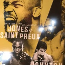 Sold Out Posters UFC 197 Poster Jones Vs. Saint Preux, Johnson Vs. Cejudo MGM