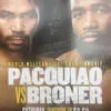 Sold Out Posters Boxing - 2019 Poster Pacquiao Vs Broner