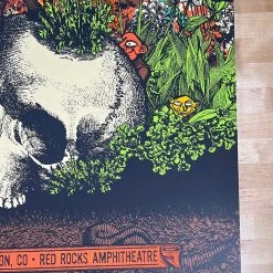 Primus - 2018 Status Serigraph Poster Red Rocks, Morrison, CO Autographed