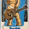 Yonder Mountain String Band - 2008 Darin Shock Poster Denver, CO Ogden Theatre Colorado