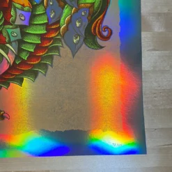 Dodo - 2021 BioWorkz Poster Dave Matthews Band FOIL Orange Foil Posters