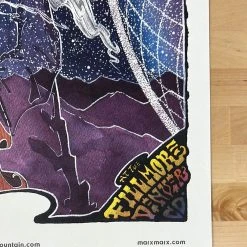 Yonder Mountain String Band - 2007 Robert Marx Poster The Fillmore Denver, CO 12/29 Colorado