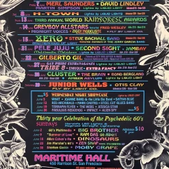 MHP 18 Maritime Hall - 1996 Jim Phillips Poster June San Fran 1st