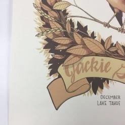 Gig Posters Jackie Greene - 2013 Justin Santora Poster Crystal Bay, NV Crystal Bay Club Casi