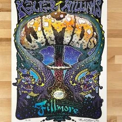 Keller Williams - 2008 Robert Marx Poster The Fillmore, Denver, CO