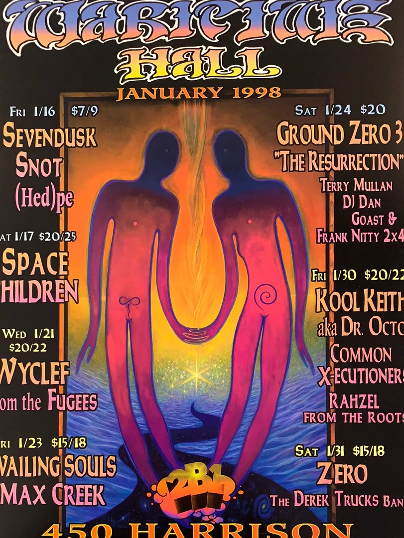 Mark Henson MHP 42 January - 1998 Poster Maritime Hall San Fran 1st