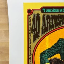 Crossroads Guitar Festival - 2004 Chuck Sperry Poster, Eric Clapton Paris