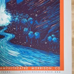 Colorado String Cheese Incident - 2018 James Eads Poster Red Rocks Morrison, CO