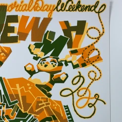 A.C. Newman - 2005 Guy Burwell Poster George, WA Gorge Amphitheatre