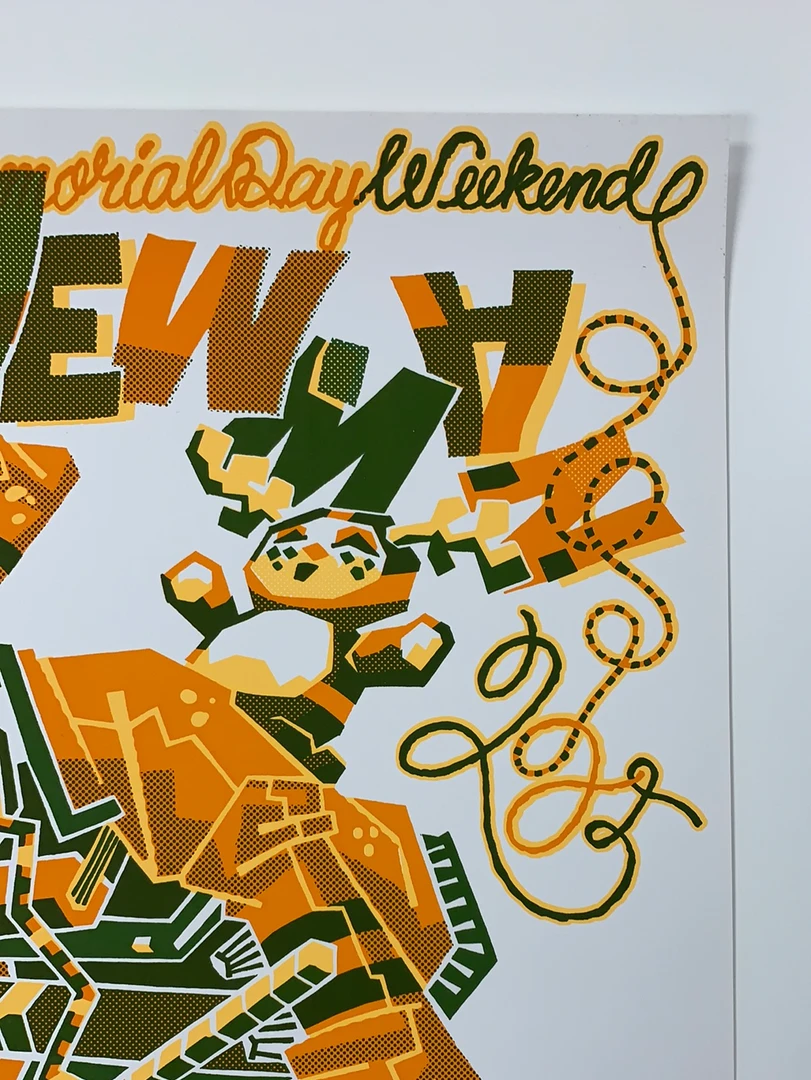 A.C. Newman - 2005 Guy Burwell Poster George, WA Gorge Amphitheatre