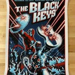 Black Keys - 2012 Blair Sayer Poster Auckland, AUS S/N Gig Posters