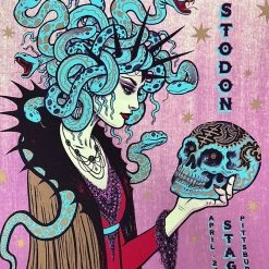 Gig Posters Mastodon - 2022 Tara McPherson Poster Pittsburgh, PA