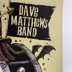 Dave Matthews Band - 2015 Methane Poster Des Moines, IA Wells Fargo Gig Posters