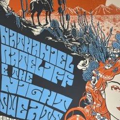 Sold Out Posters Nathaniel Rateliff & The Night Sweats - 2017 Poster Red Rocks Morrison, CO N1