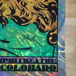 Colorado Greensky Bluegrass - 2019 Chuck Sperry Poster Red Rocks Morrison, CO AUTOGRAPHED FOIL