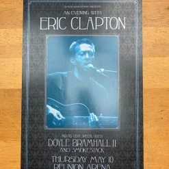 Gig Posters Eric Clapton - 2001 David Dean Poster Dallas, Texas Reunion Arena
