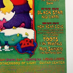 Dave Huckins MHP 54 December Santa Clause - 1998 Poster Maritime Hall San Fran 1st
