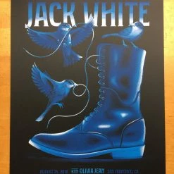 Jack White - 2018 DKNG Poster San Francisco, CA Bill Graham Civic Night 2