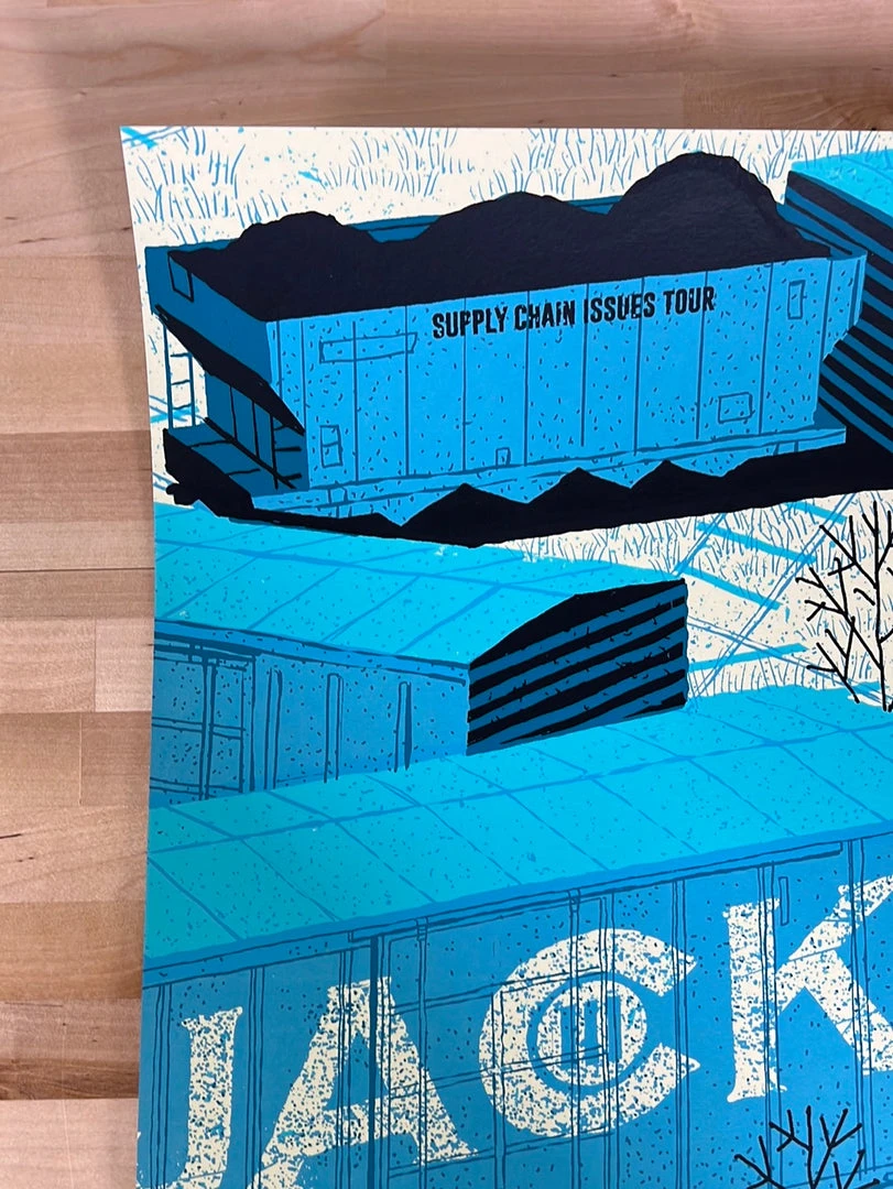 Gig Posters Jack White - 2022 Methane Studios Poster Atlanta, GA N2