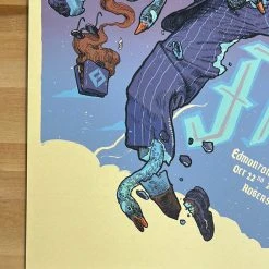 Foo Fighters - 2018 Dave Kloc Poster Edmonton, CAN Rogers Place Gig Posters