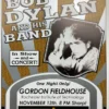 Bob Dylan - 2004 Geoff Gans Poster Rochester, NY Gordon Field House SILVER Varia