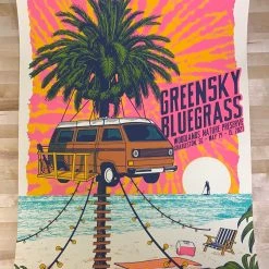 Gig Posters Greensky Bluegrass - 2021 Status Serigraph Poster Charleston, SC