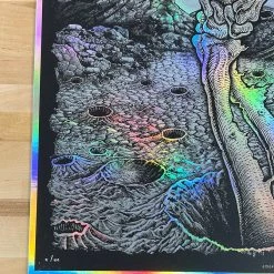 Colorado Queens Of The Stone Age - 2017 Emek Poster Red Rocks Morrison, CO FOIL