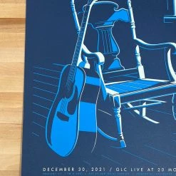 Billy Strings - 2021 Mike Tallman Poster Grand Rapids, MI 12/30 AP