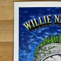 Willie Nelson - 2006 Emek Gan Poster Santa Cruz, CA Catalyst