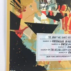 Joan Of Arc - 2015 Landland Poster Chicago, IL The Hideout