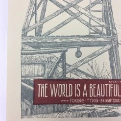 Gig Posters The World Is A Beautiful Place & I Am No Longer Afraid To Die - 2015 Landland Po