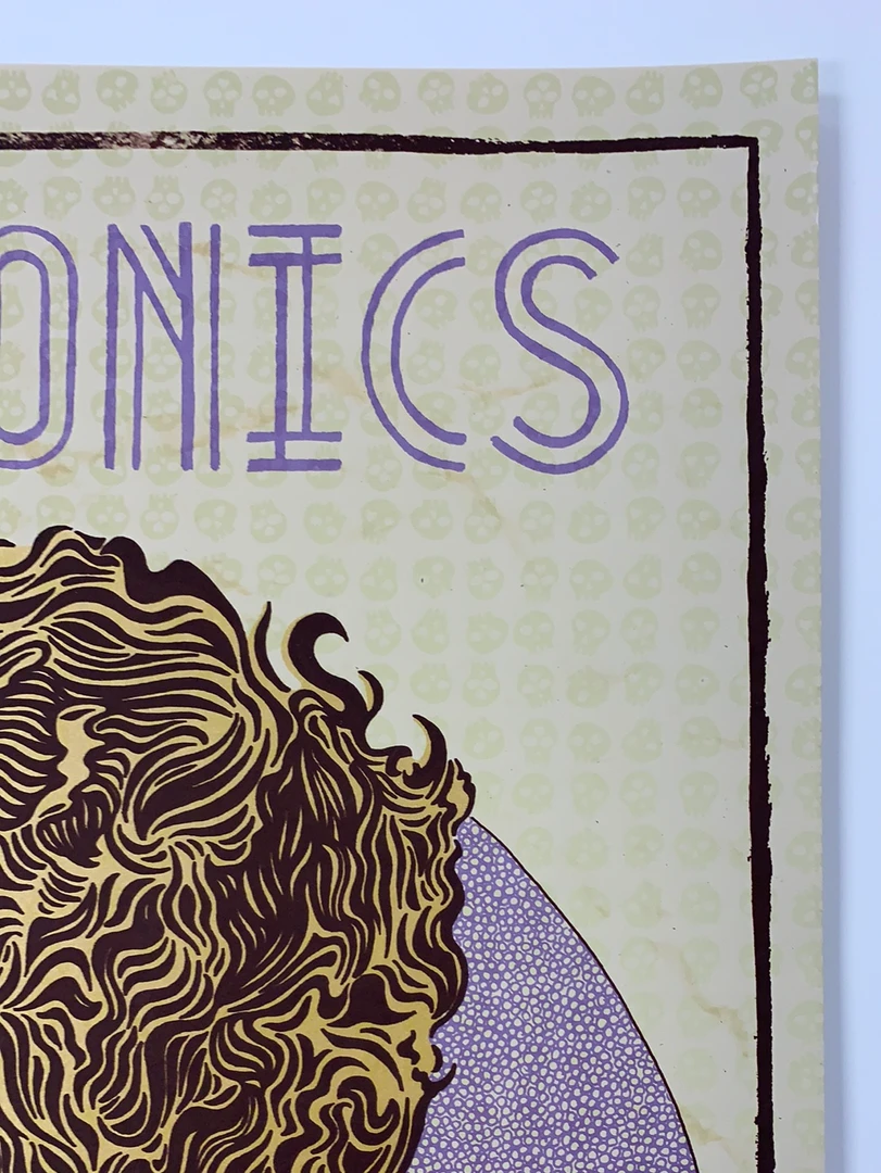 The Sonics - 2016 Fugscreens Studios Poster Brooklyn, NY Warsaw