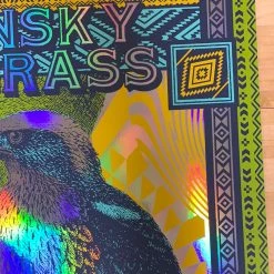Greensky Bluegrass - 2019 Status Serigraph Poster Red Rocks, Morrison, CO FOIL Colorado
