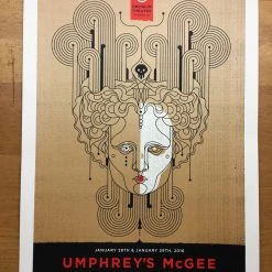 Umphrey's McGee - 2016 Delicious Design League Poster Madison, WI Orpheum Theate