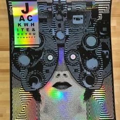 Gig Posters Jack White - 2022 The Silent Giants Poster Brooklyn, New York X/83