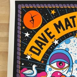 Methane Studios Dave Matthews Band - 2021 Methane Poster Saratoga, NY 9/17 Gig Posters