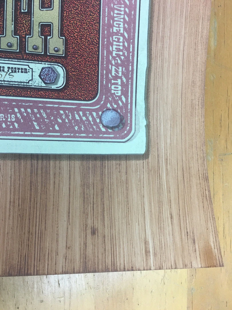 Eric Clapton Crossroads Guitar Festival - 2010 Ron Donovan Poster Oakland, CA Hangar 18